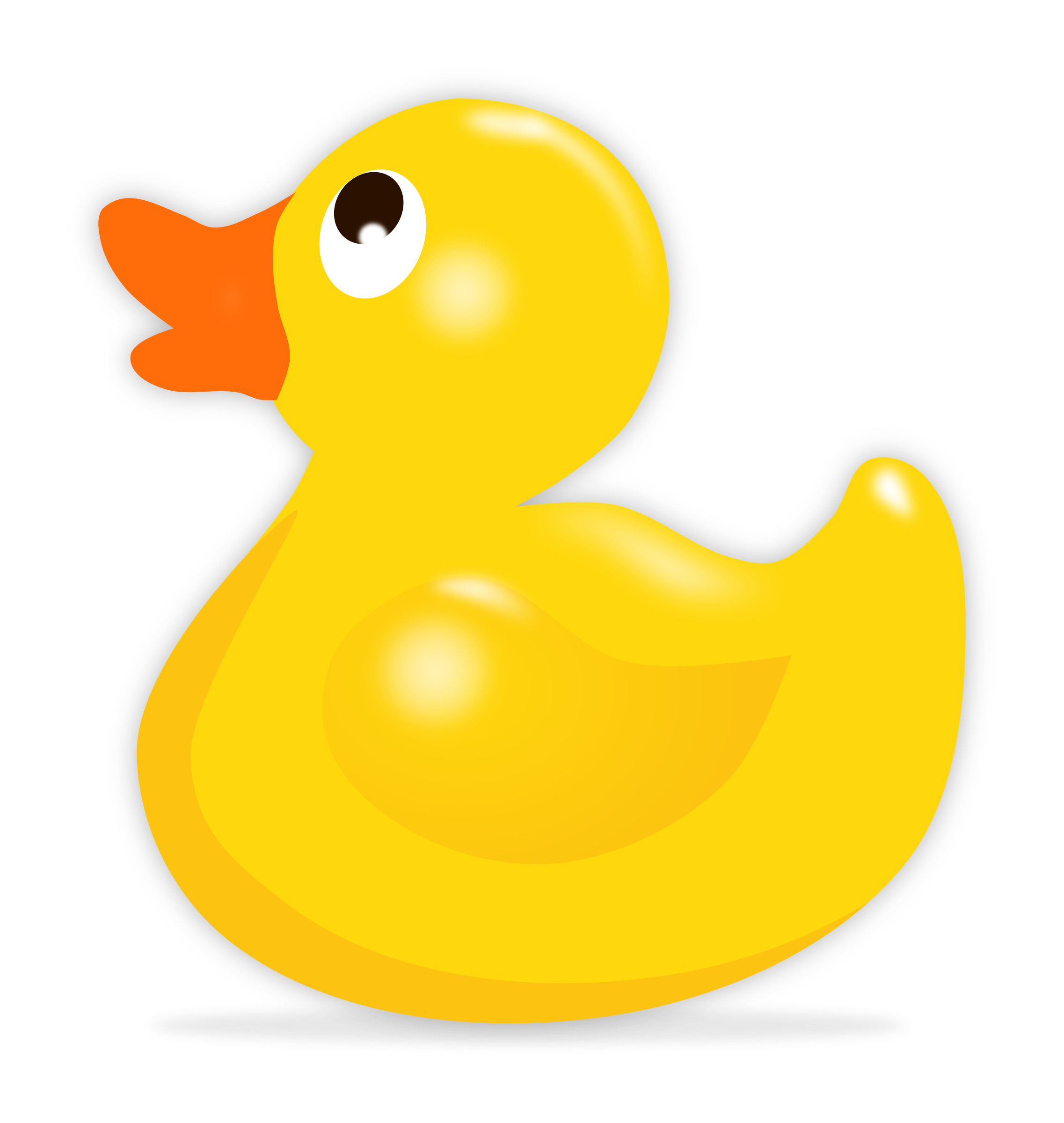 Rubber png images yellow. Clipart duck kawaii