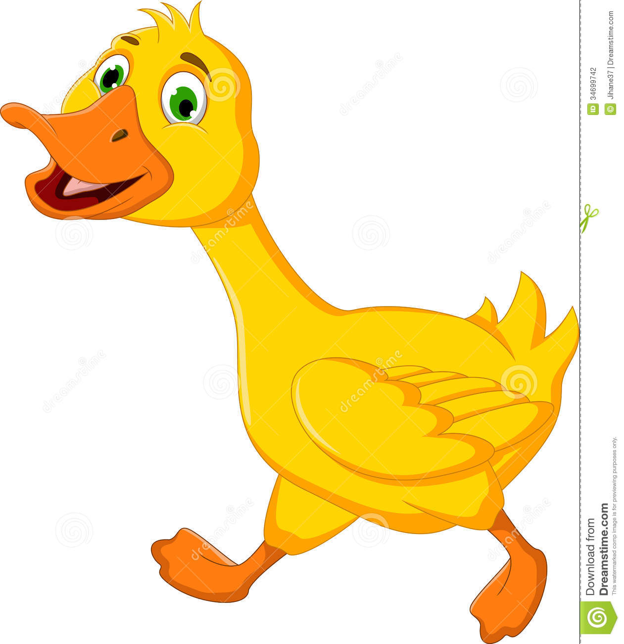 clipart duck kid