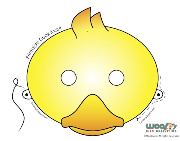 Clipart duck mask. Free download clip art