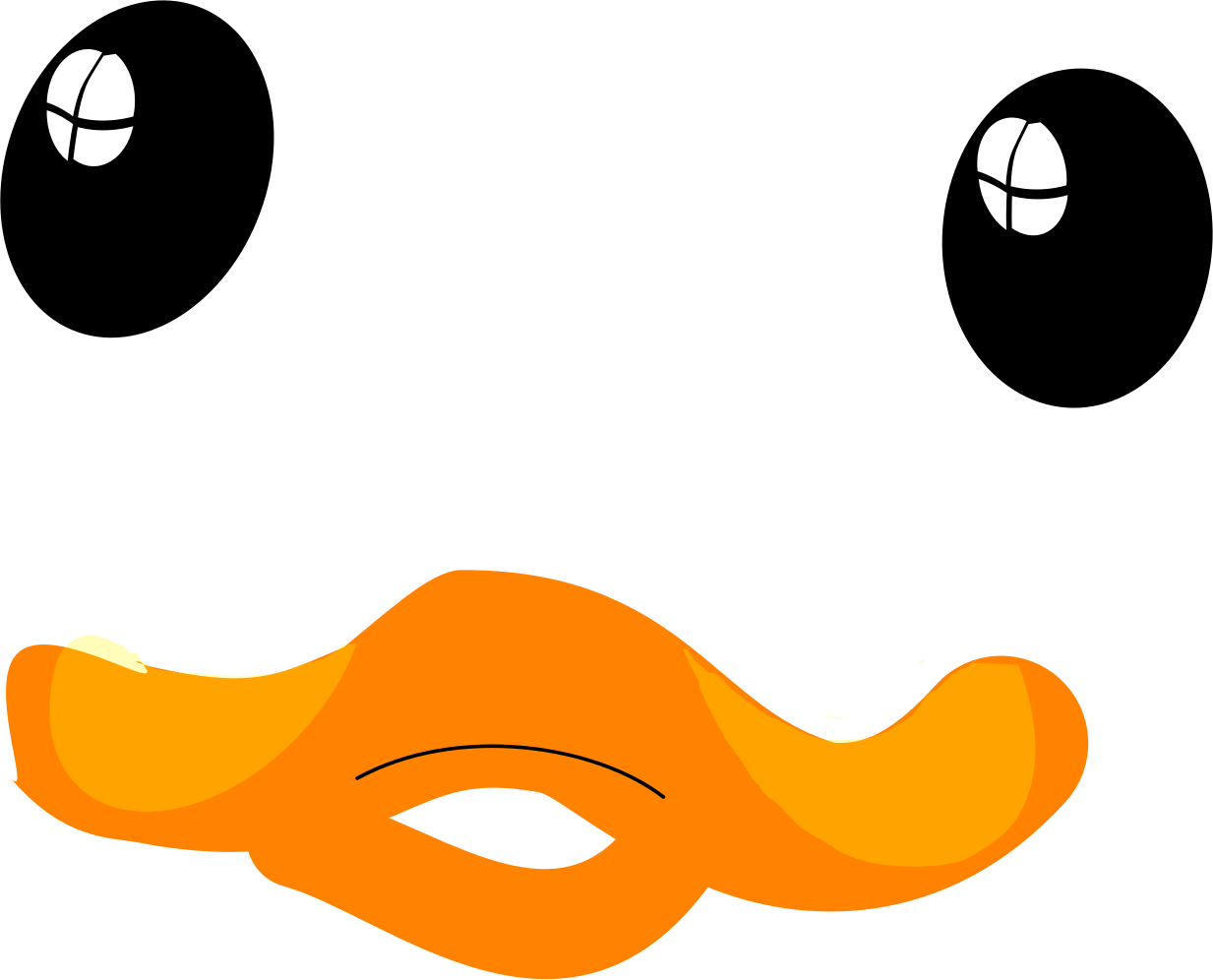 clipart mouth duck