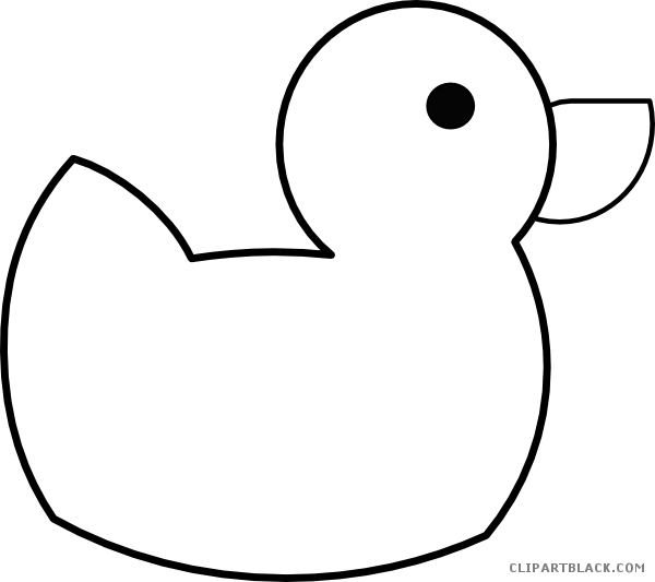 clipart duck outline