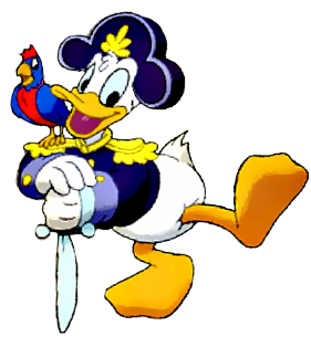 clipart duck pirate