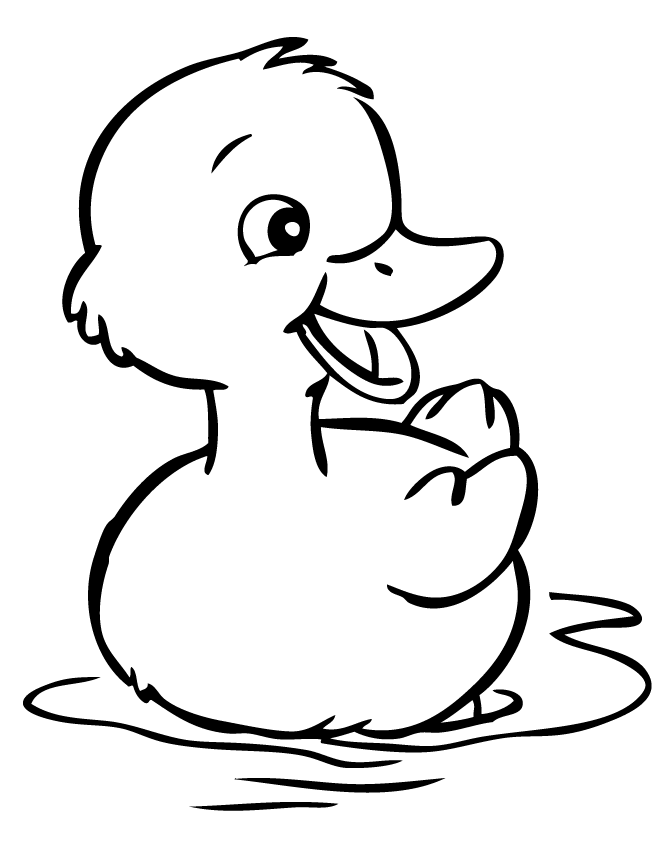 clipart duck printable