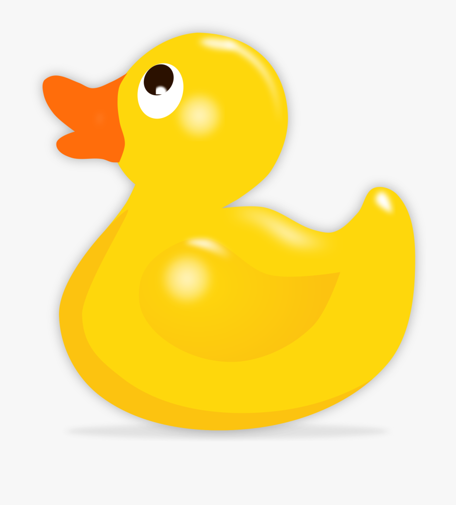 clipart duck rubber ducky