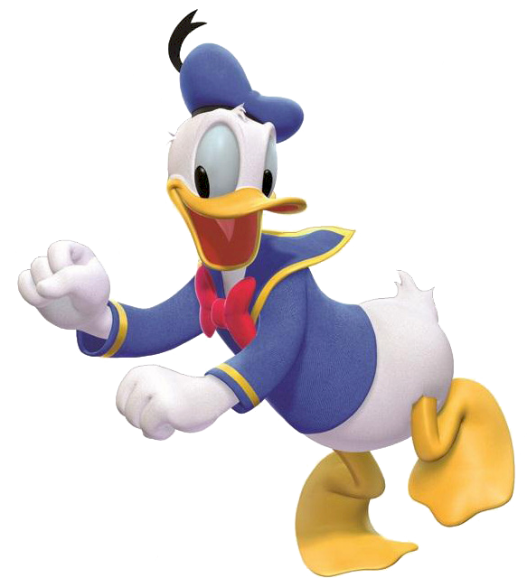 Clubhouse donald dance disney. Clipart duck silly