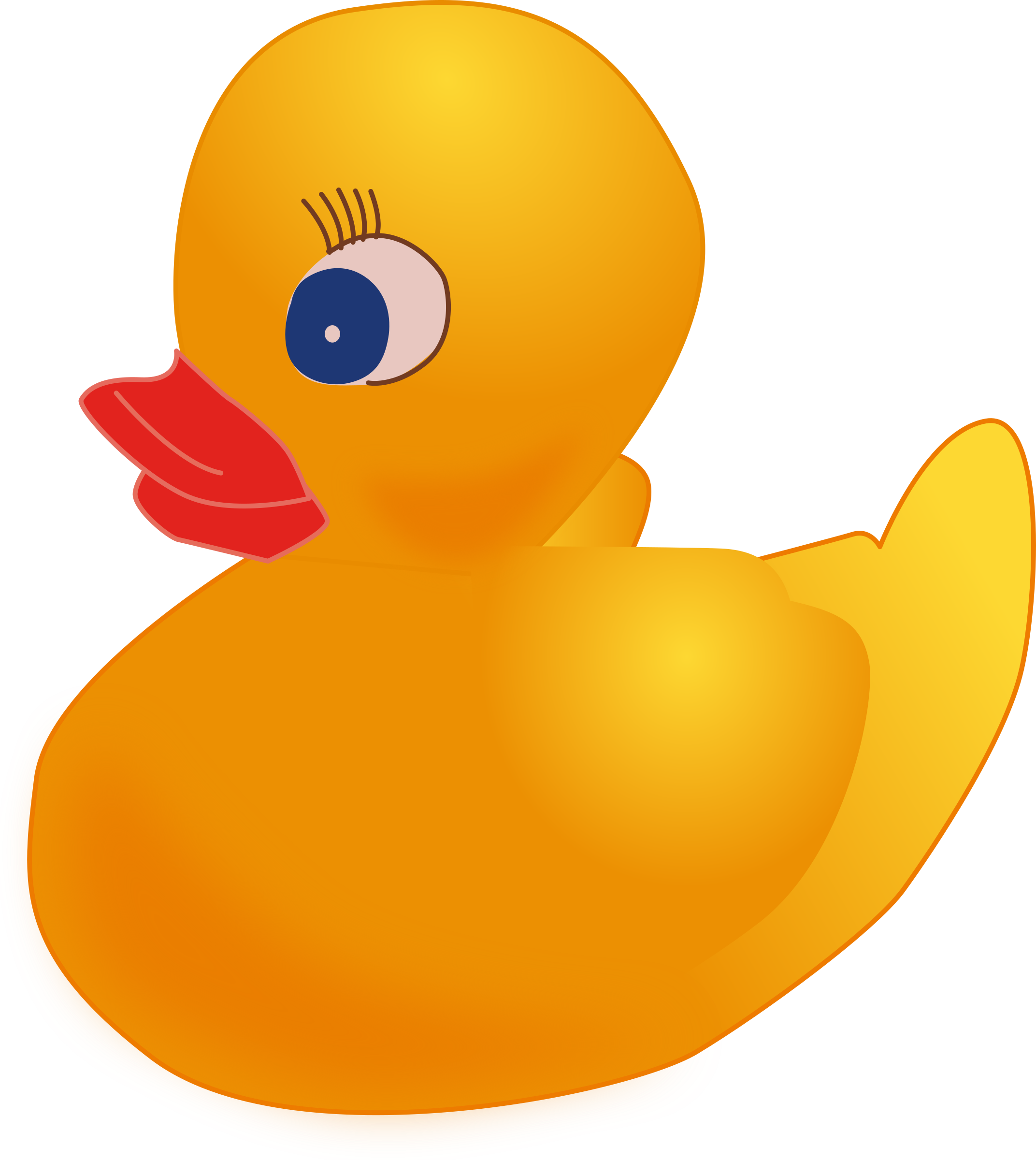 clipart duck toy