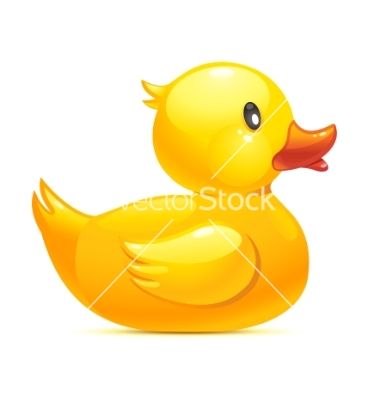 Ducks clipart vector. Duck clip art rubber