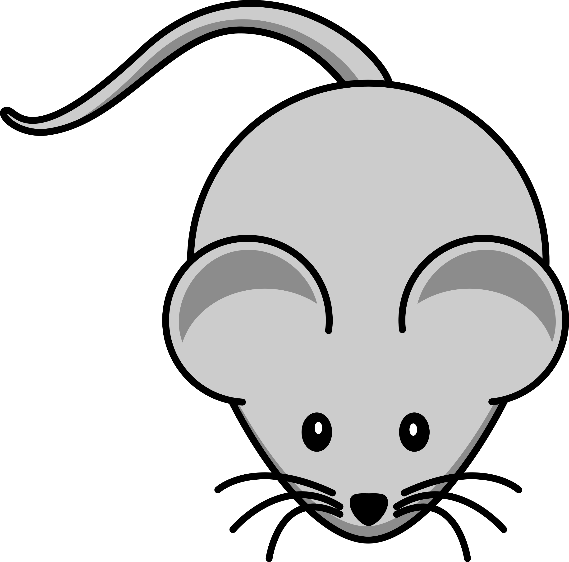 Cartoon mouse image group. Face clipart ant