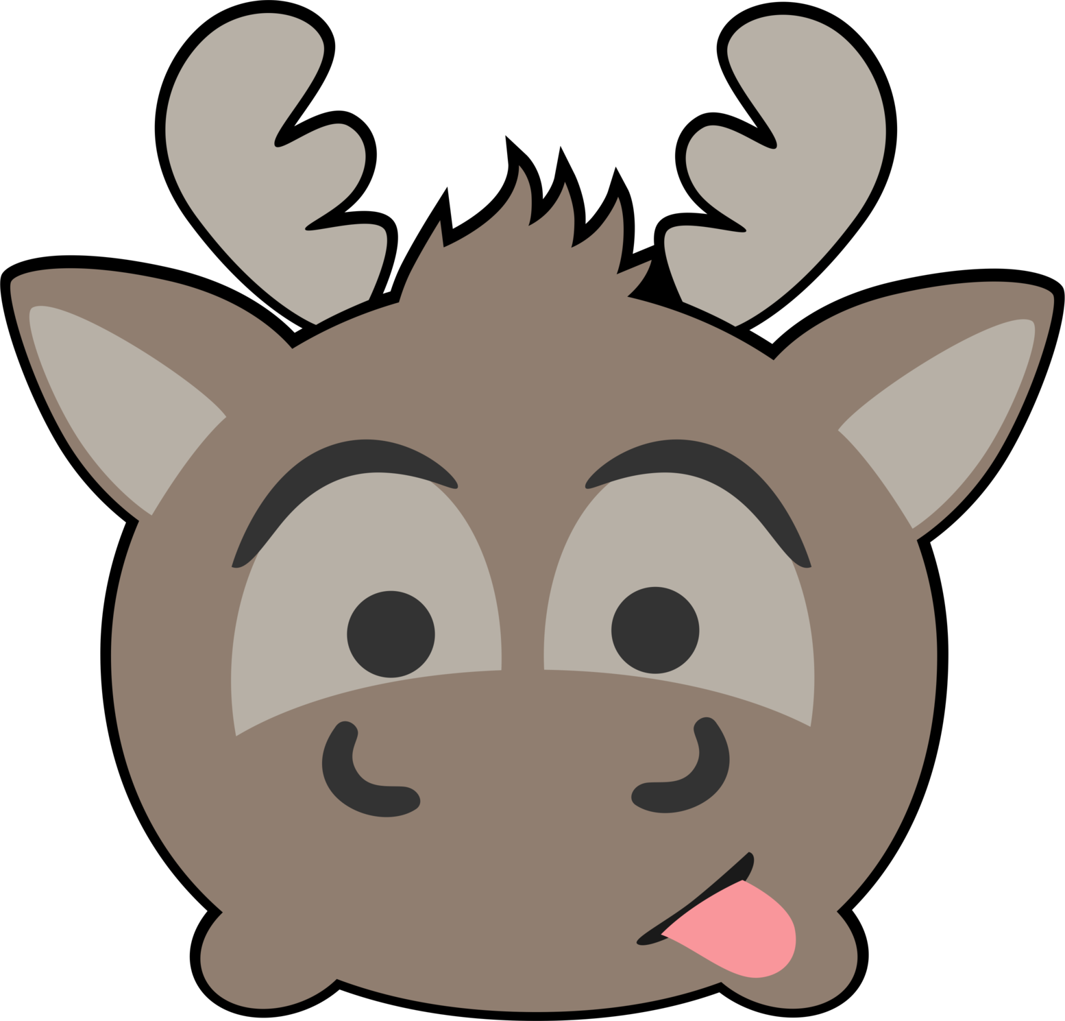 Deer clipart nose. Disney tsum png 