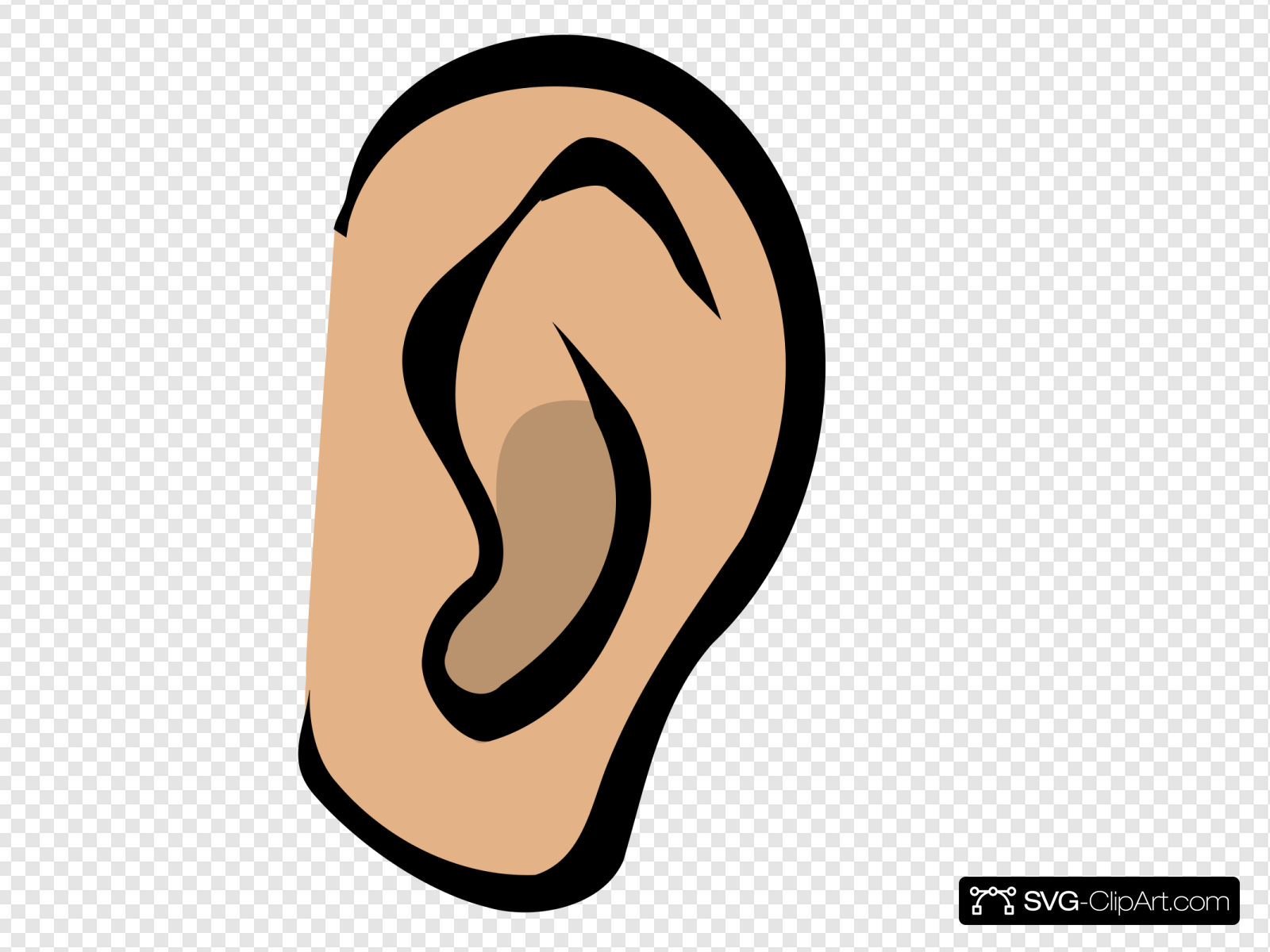 ear clipart svg