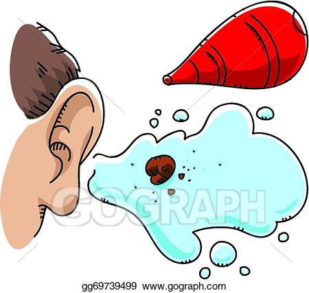 ear clipart ear wax