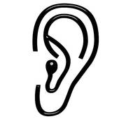 Ear clipart earlobe. Lobe images and stock