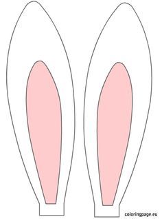 Free printable bunny ears. Clipart ear easter