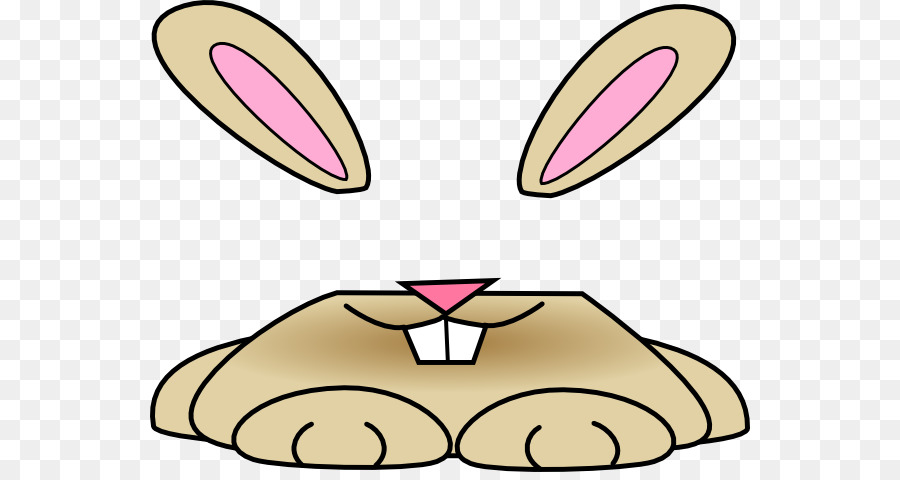 Bunny background rabbit nose. Clipart ear easter