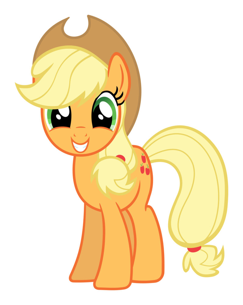 Lion clipart ear. Applejack smiling by lonely
