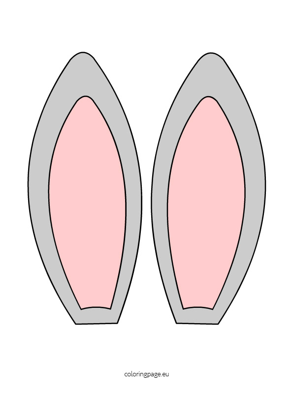 ears clipart coloring