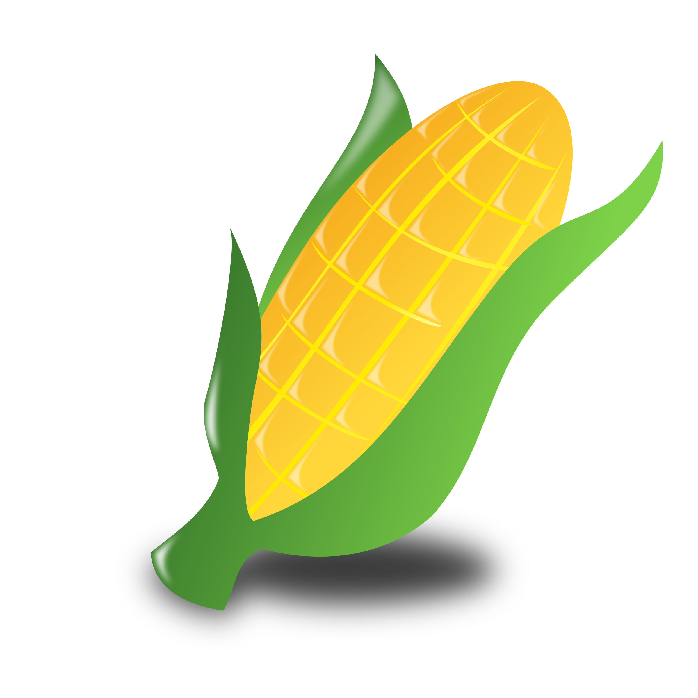 Kwanzaa icon big image. Corn clipart corn stock