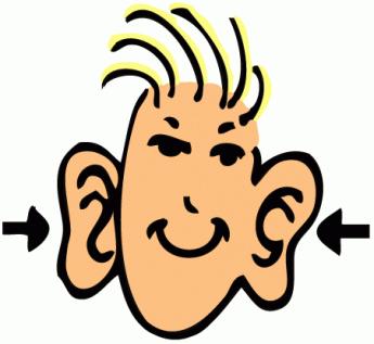 hearing clipart large ear