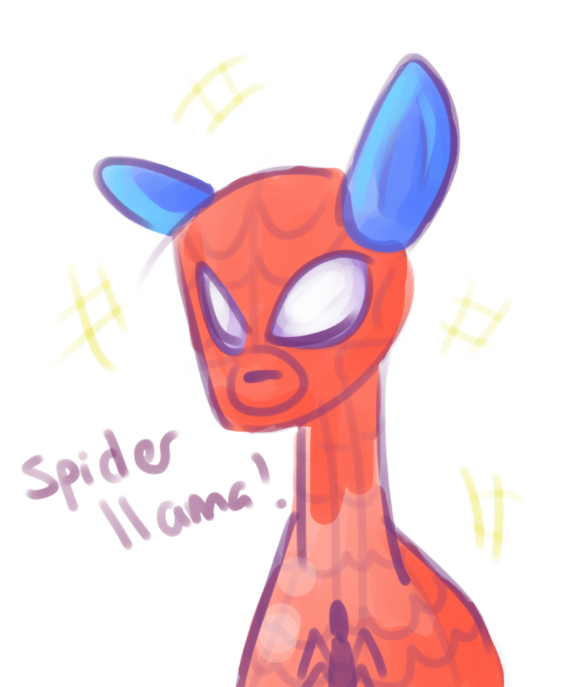 Ear clipart llama. Spider by nyanpodcat on