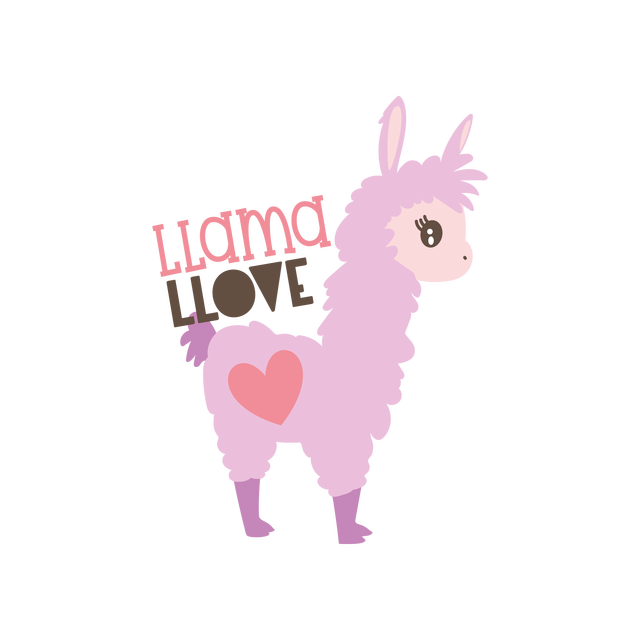 cute clipart llama