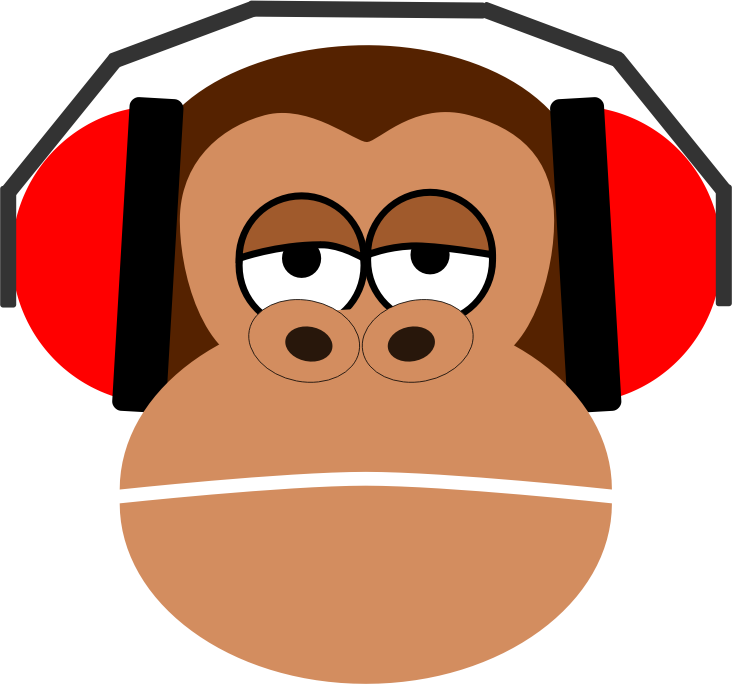 clipart ear monkey