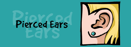 ears clipart pierced ear