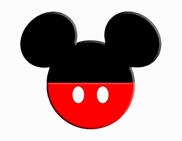 Clipart ear silhouette. Mickey and minnie ears