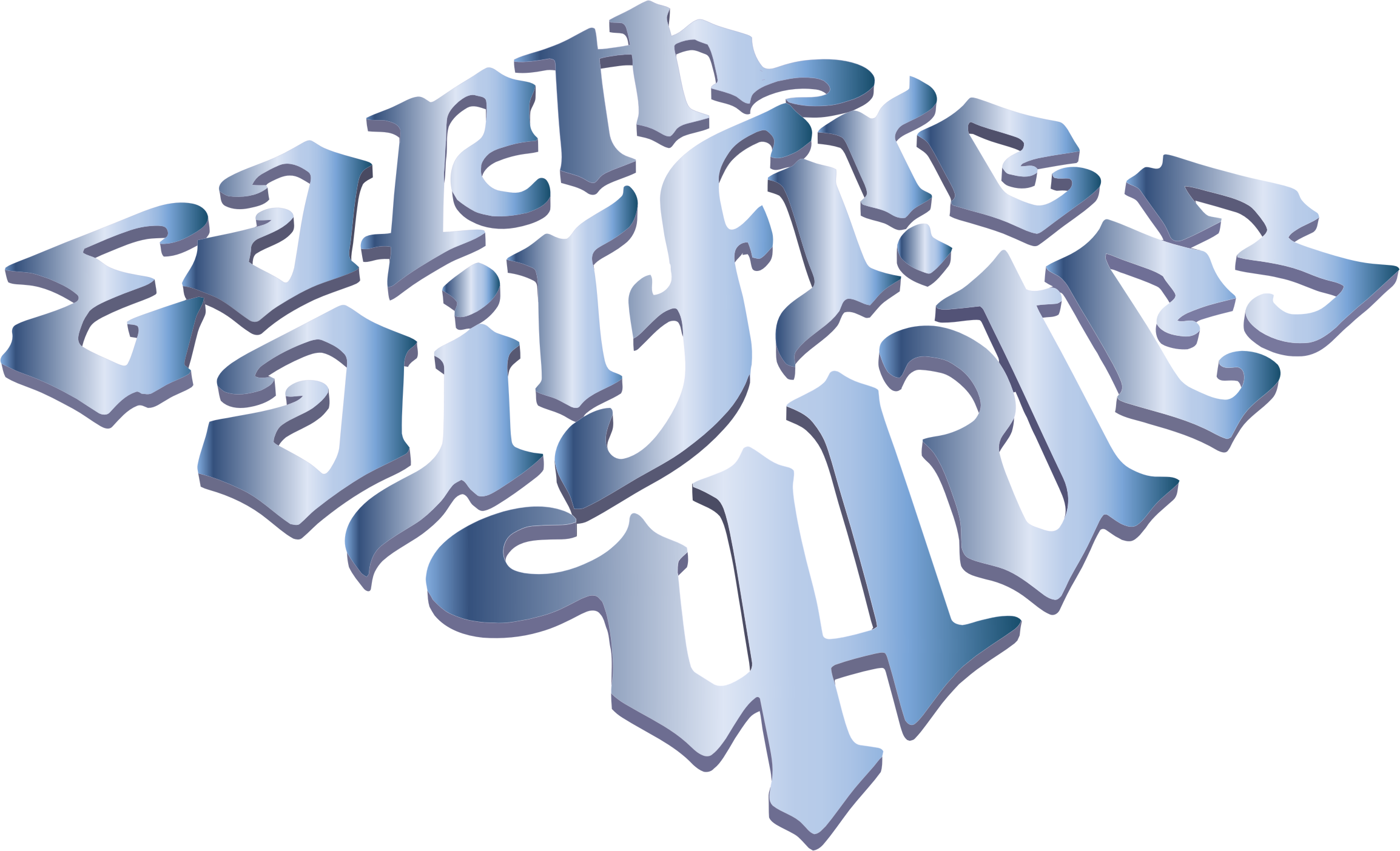 Words clipart water. Earth air fire ambigram