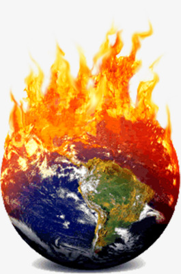 earth clipart fire