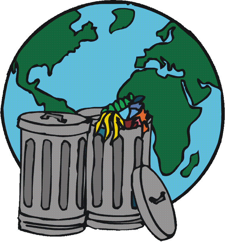 earth clipart garbage