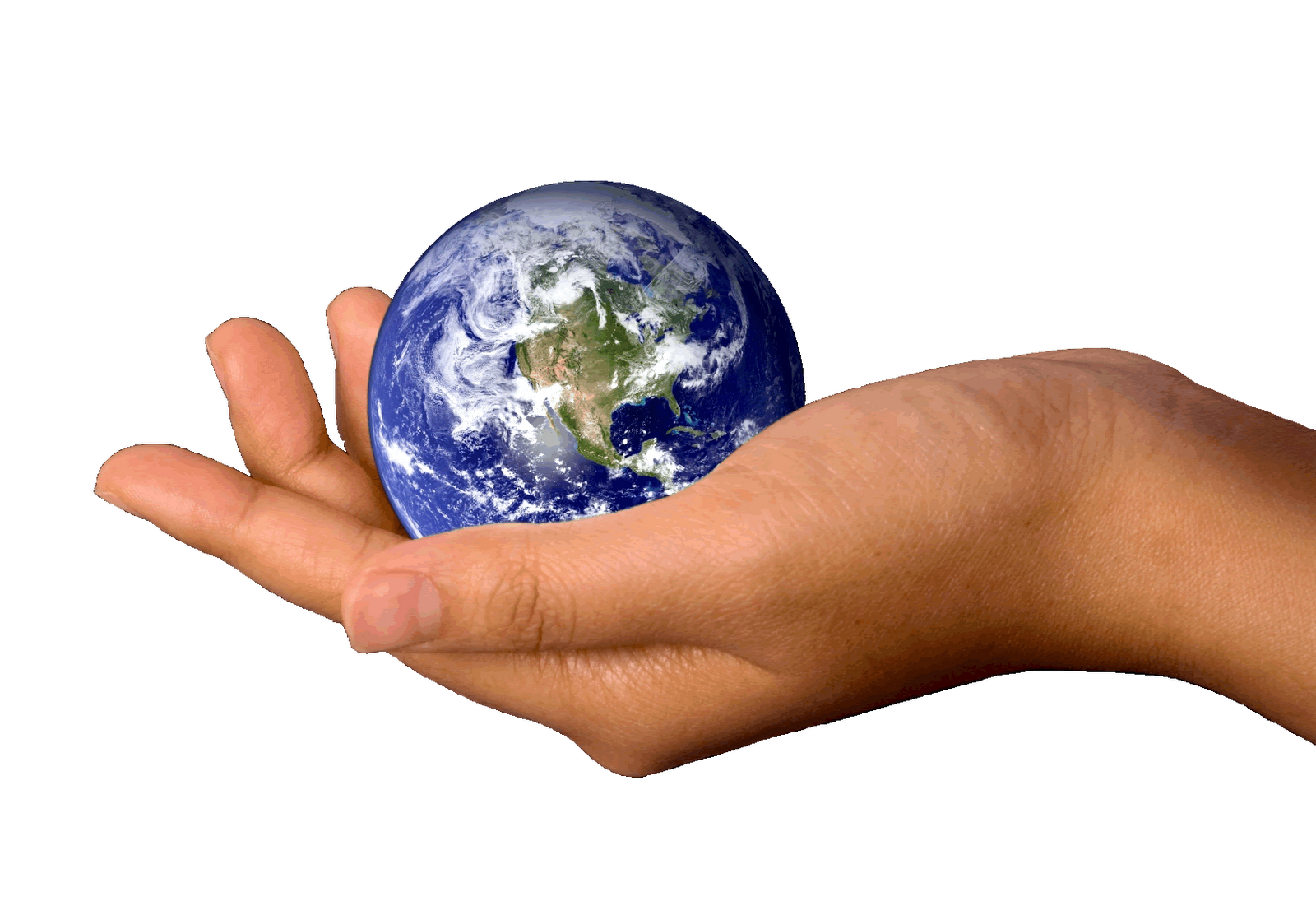 clipart earth hands
