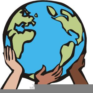 Holding the free images. Clipart earth hands