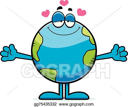 clipart earth hug