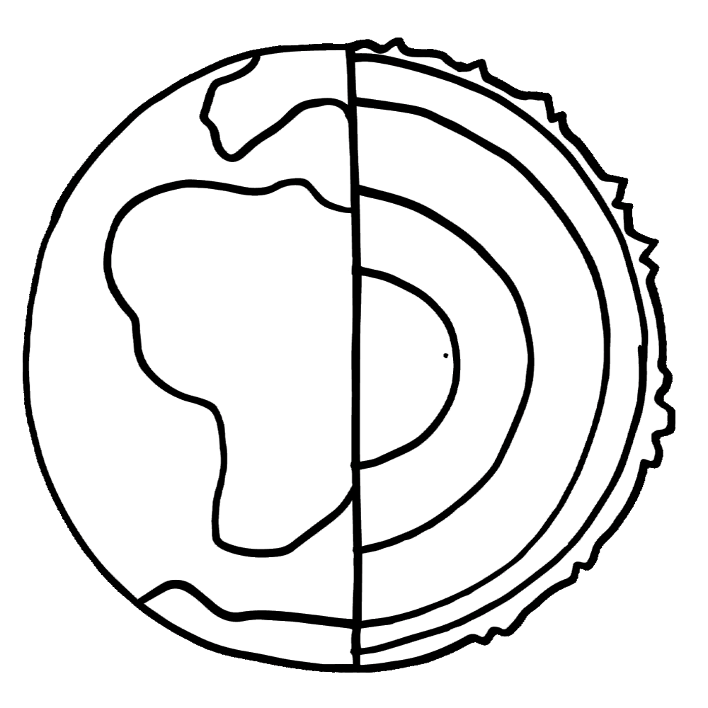 clipart earth layer