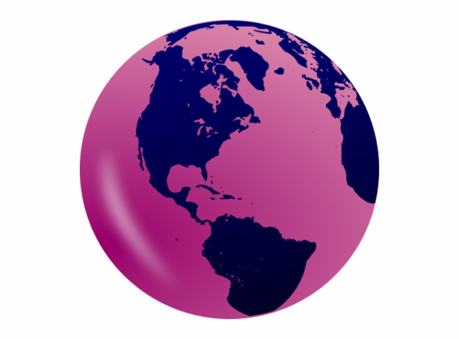 clipart earth pink