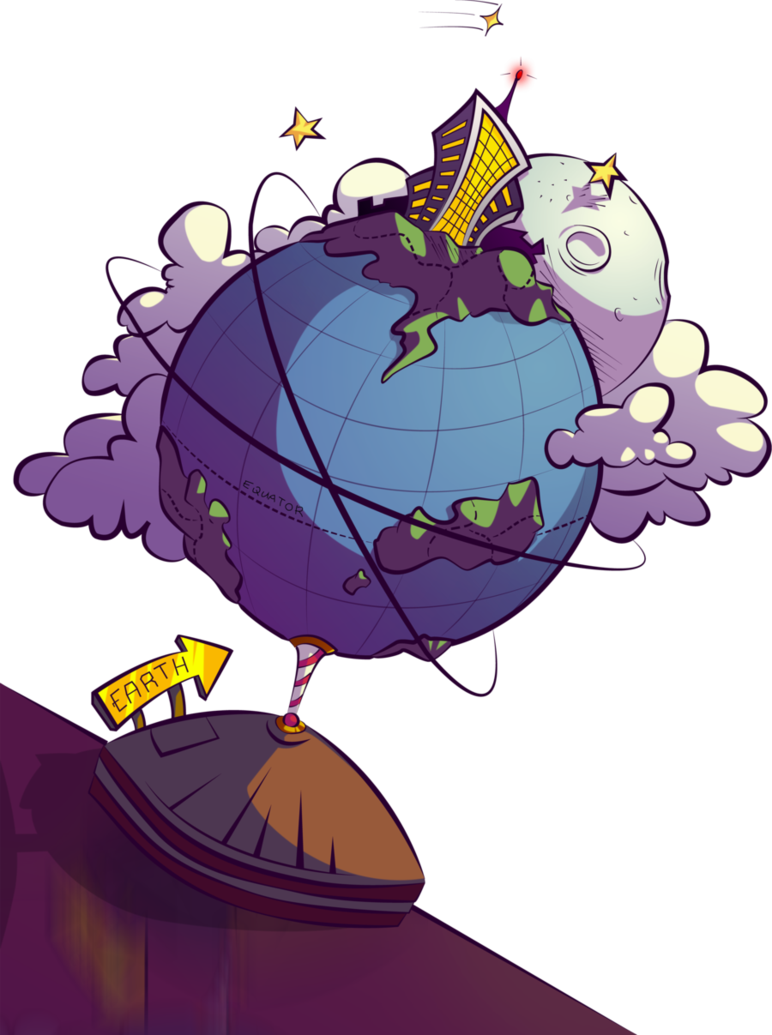 clipart globe equator
