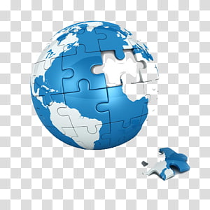 clipart earth puzzle