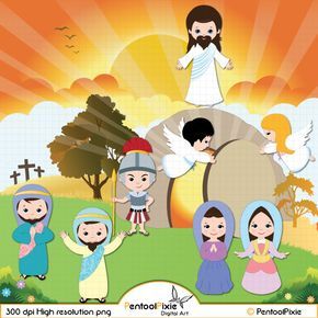 clipart easter bible