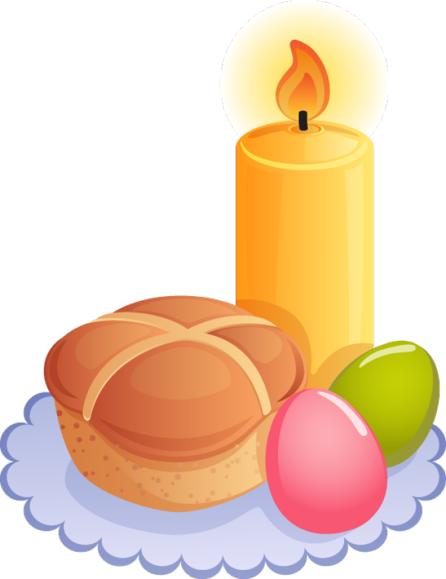 easter clipart candle