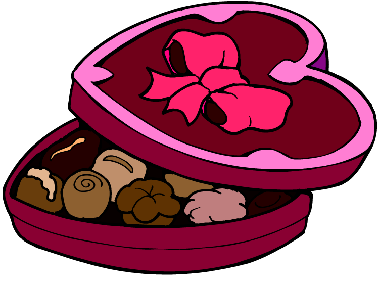Clip art free images. Valentine clipart chocolate