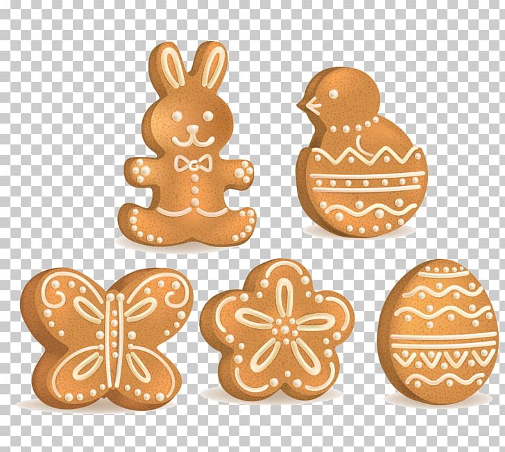 Biscuit icing chocolate chip. Easter clipart cookie