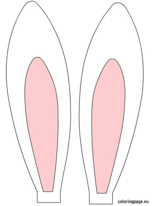 Clipart easter ear.  bunny ears clipartlook