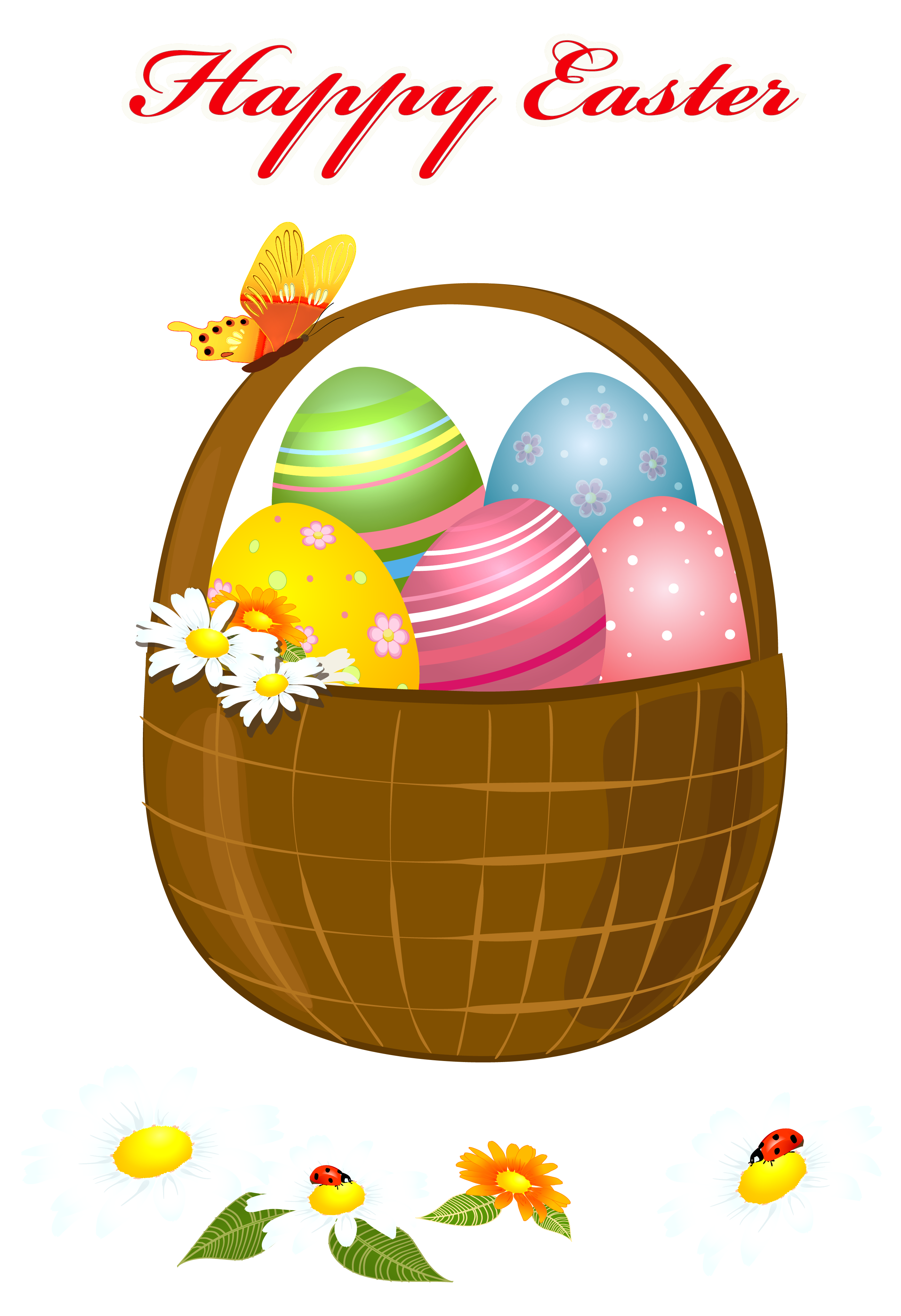 Png picture gallery yopriceville. Clipart happy easter basket