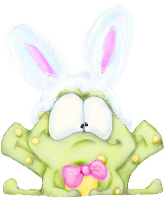 frog clipart easter