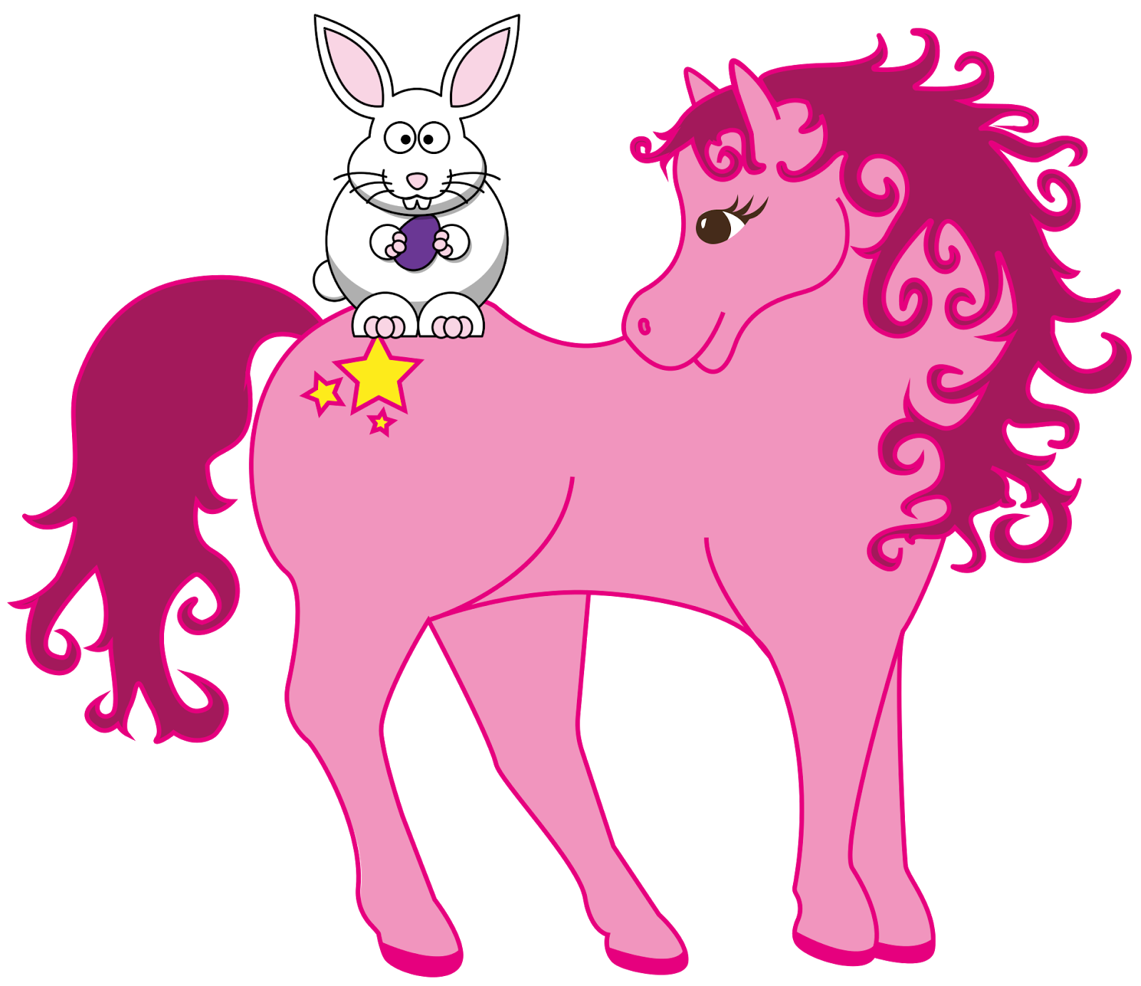 Free personal and commercial. Easter clipart horse