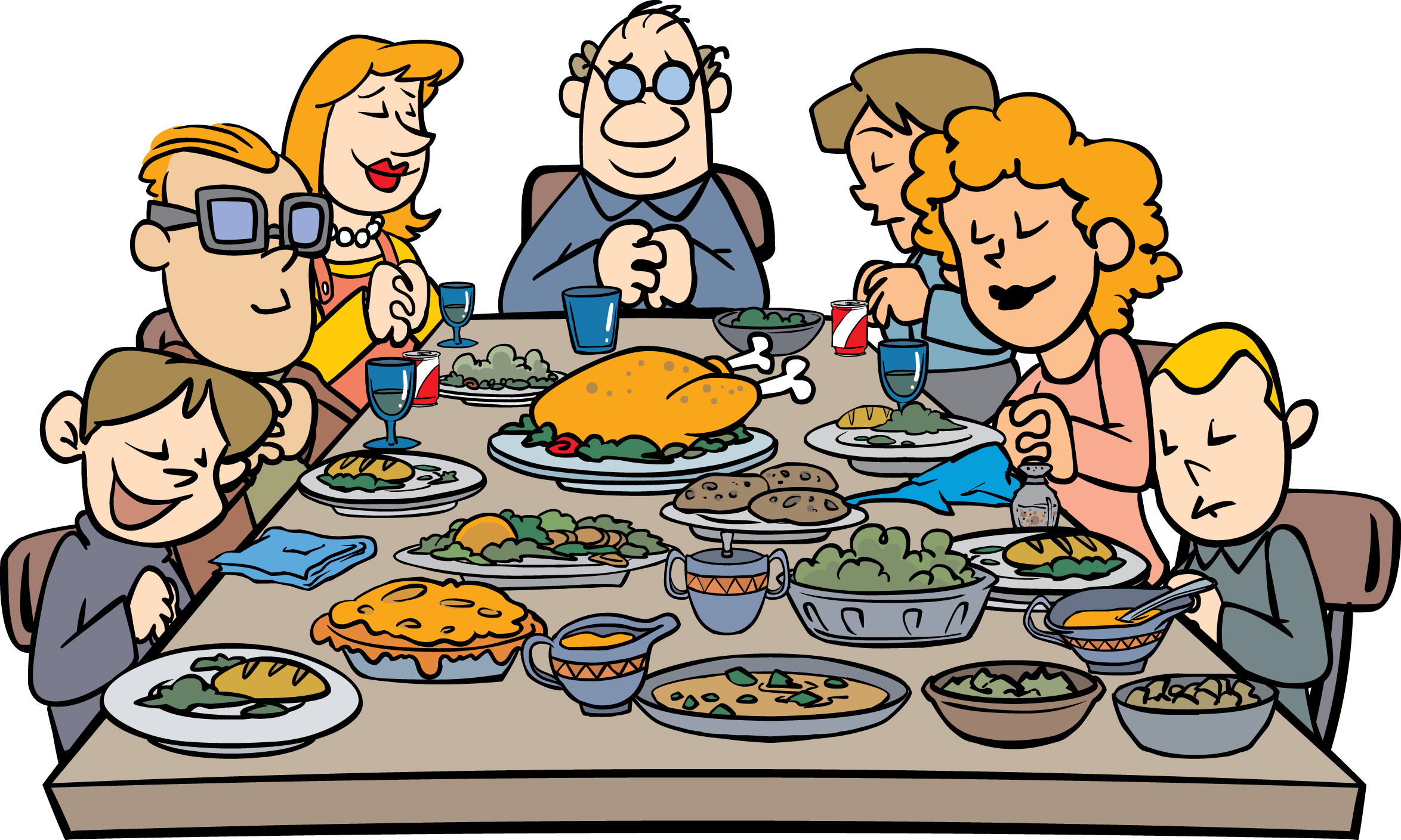 diner clipart group dining
