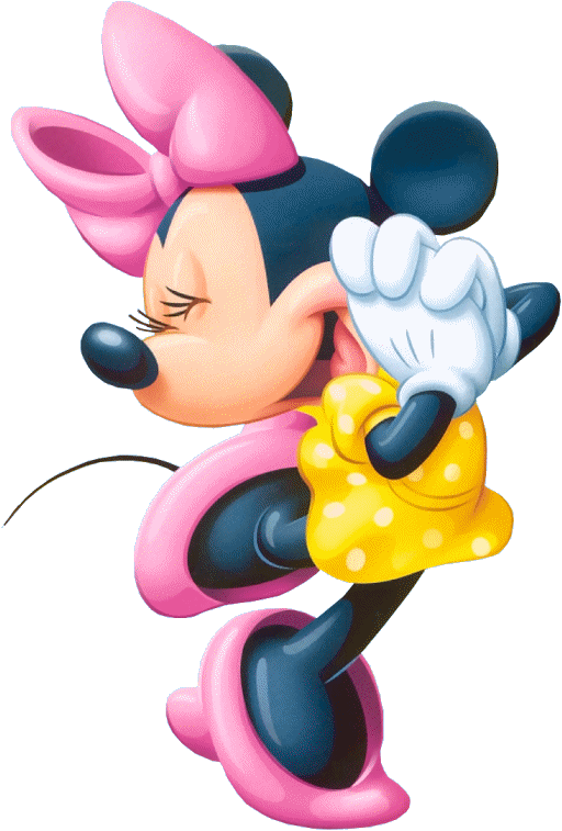 Minnie disney cartoon character. Mouse clipart valentine