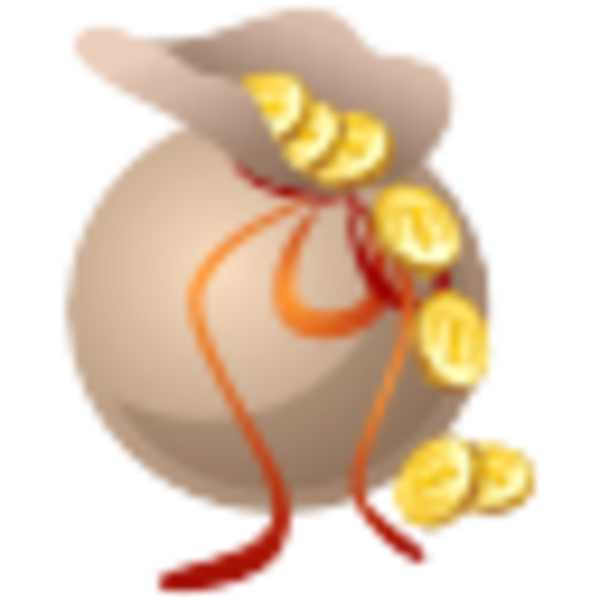 Bag icon free images. Clipart easter money