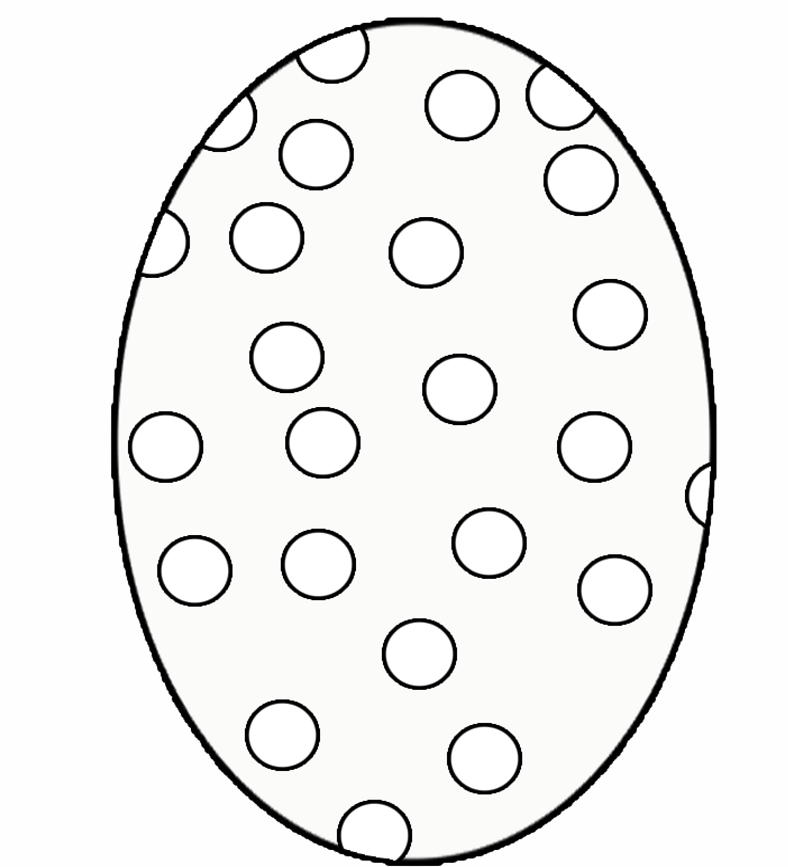 clipart easter outline