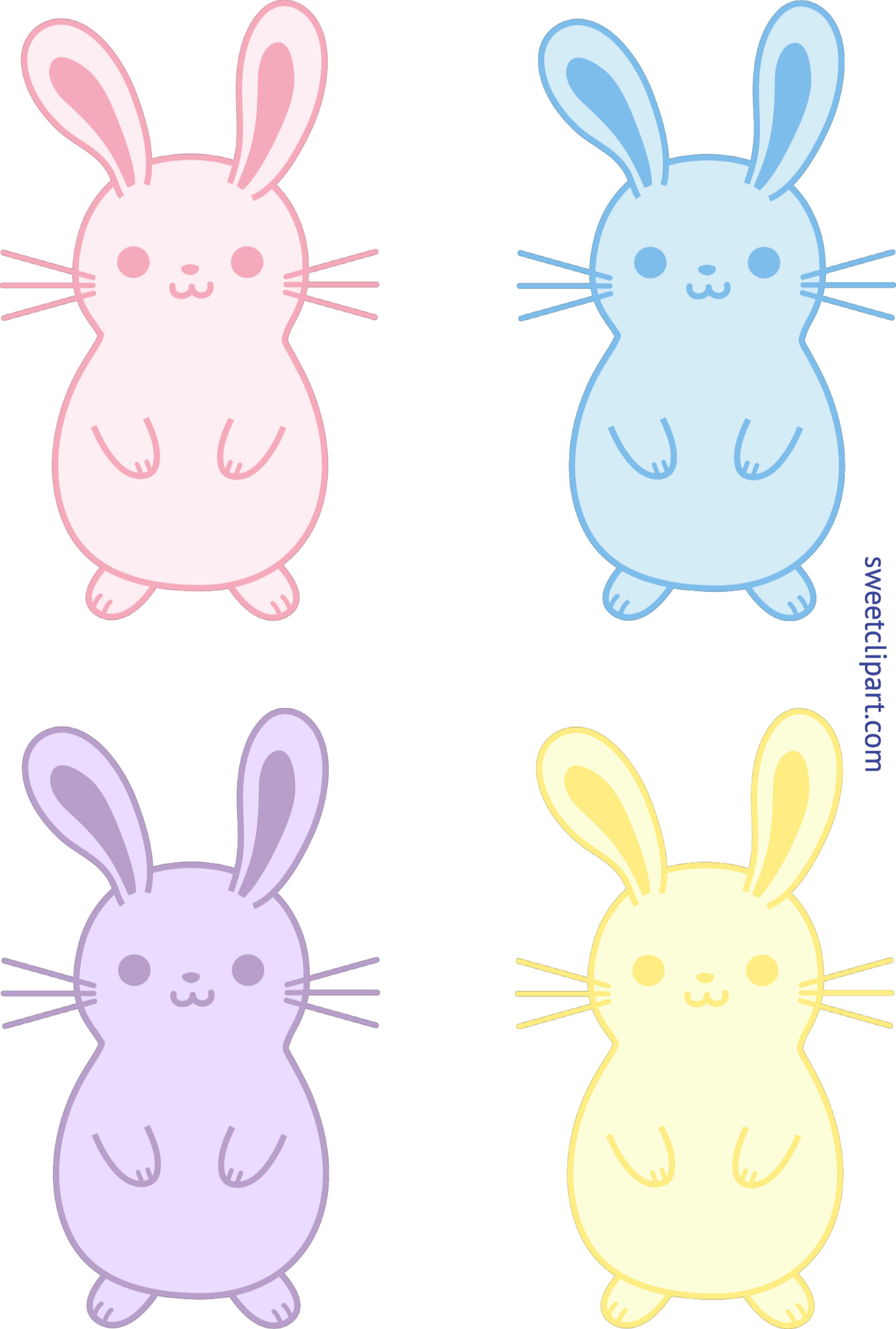 clipart easter pastel